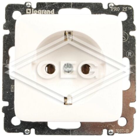Legrand Creo™, ultrablanc prise de courant Schuko