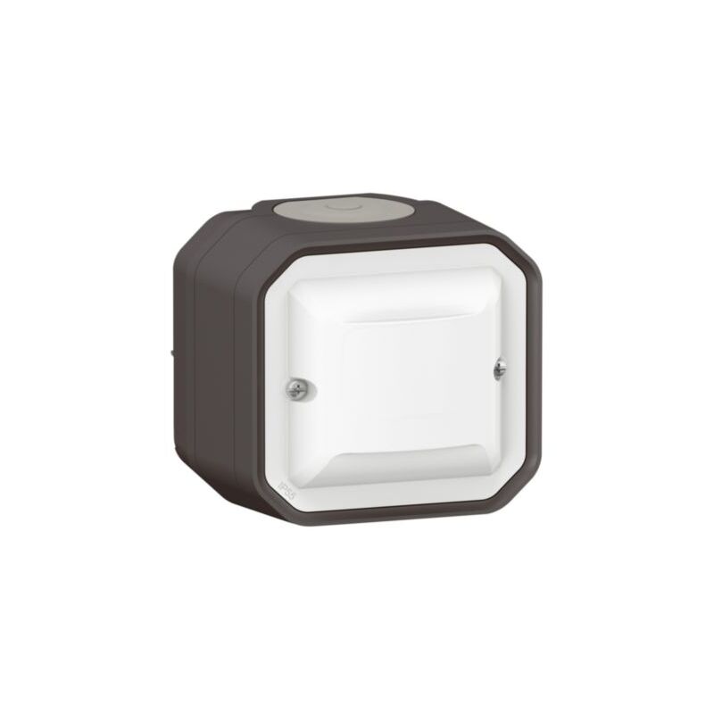 Legrand - Détecteur mural Plexo sans Neutre 100W led - Complet Anthracite