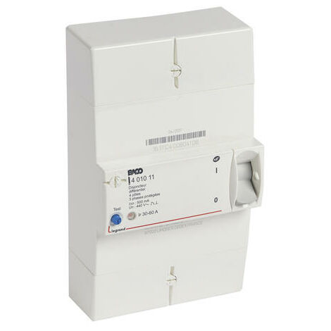 Legrand Disjoncteur de branchement Enedis tétrapolaire différentiel 500mA instantané - 60A