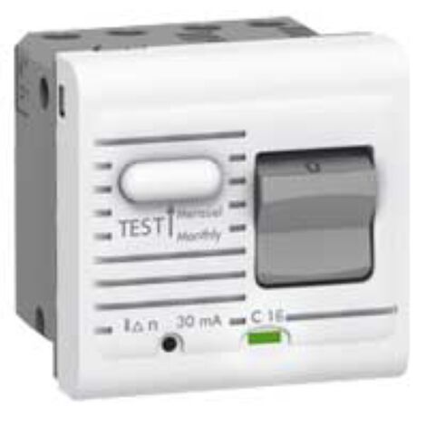 Legrand – Disjoncteur différentiel 230V 16A 30mA – Type A – 2 modules – Protection contre surcharges et courts-circuits – Usage intérieur