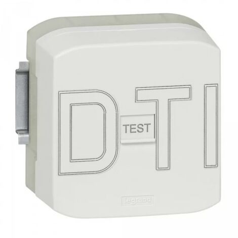 Legrand – Dispositif de terminaison intérieure DTI RJ45 – Boîtier thermoplastique blanc – 1 entrée et 2 sorties – Installation sans outil