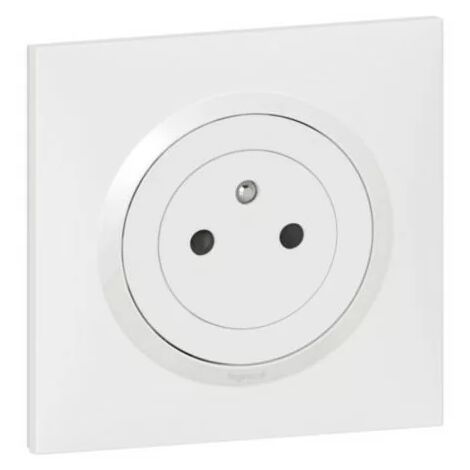 Legrand Dooxie 600735 Dooxie One socket outlet - 2P+T Surface - 16A - White