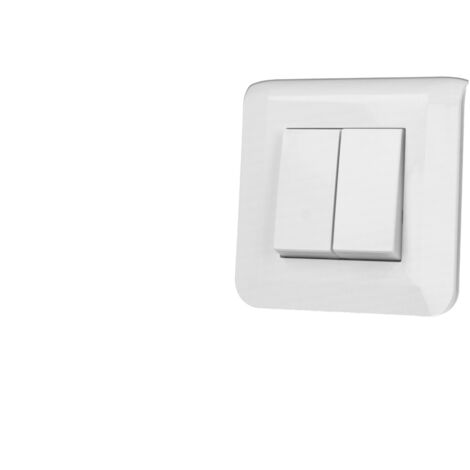 Poussoir simple avec voyant lumineux dooxie 6A 250V~ finition blanc
