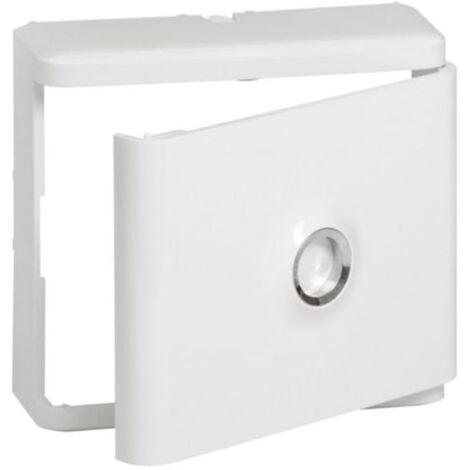 Habillage + porte blanche pour platines de branchement DRIVIA - Blanc RAL9003 - LEGRAND