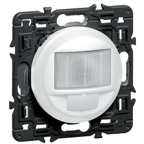 Legrand – Écodétecteur 230V câblé Liane – Détecteur de mouvement pour espaces confinés – Portée 12m – Angle d'inclinaison réglable