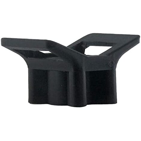 Legrand – Embase à visser pour collier – Tête carrée en technopolymère – Fixation par vis – Largeur collier 9 mm – Pour béton armé et bois dur