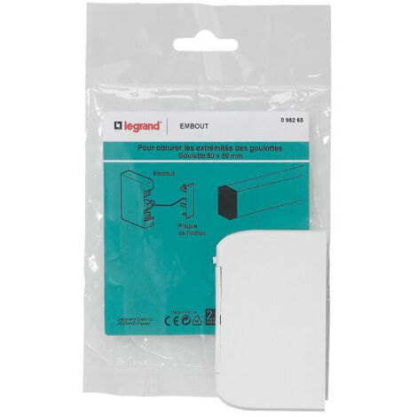 Legrand - Embout pour goulotte de section 80x50mm