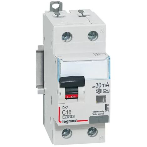 Legrand FI/LS C16 1+N 10KA 30MA A-G (411312           DX3)