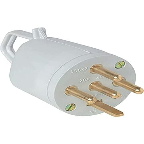 LEGRAND FICHE MÂLE 20A ÉTANCHE 3P+N+T 400V - 055637