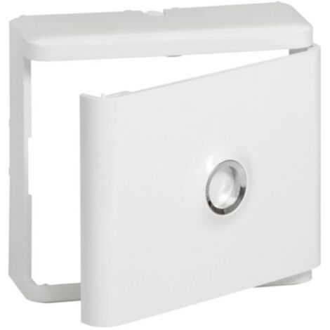 Legrand – Habillage et porte blanche pour platines de branchement – Blanc RAL9003 – Plastique – IP40 – 225x250x102mm
