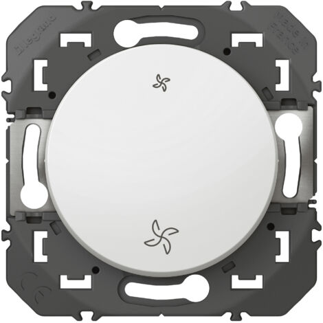 Legrand - Interrupteur commande VMC Dooxie - Finition Blanc