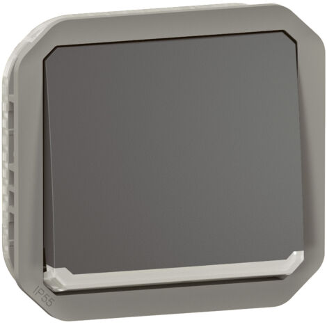 Legrand - Interrupteur ou va-et-vient lumineux Plexo composable - Anthracite