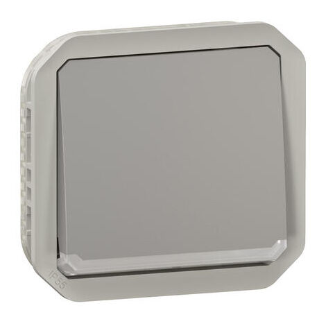 Legrand - Interrupteur ou va-et-vient lumineux Plexo composable - Gris
