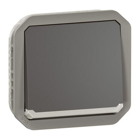 Legrand - Interrupteur ou va-et-vient témoin Plexo composable - Anthracite