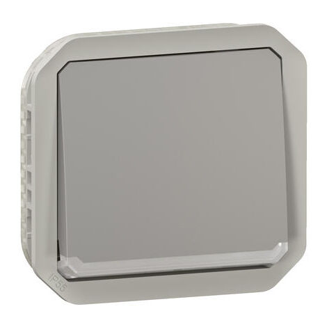 Legrand - Interrupteur ou va-et-vient témoin Plexo composable - Gris