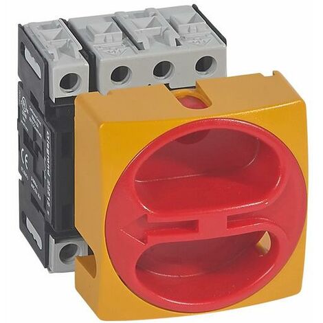 Legrand – Interrupteur sectionneur rotatif encastré cadenassable – Tétrapolaire 4 pôles – 25A – Tension 690V – Protection IP65 pour installations électriques