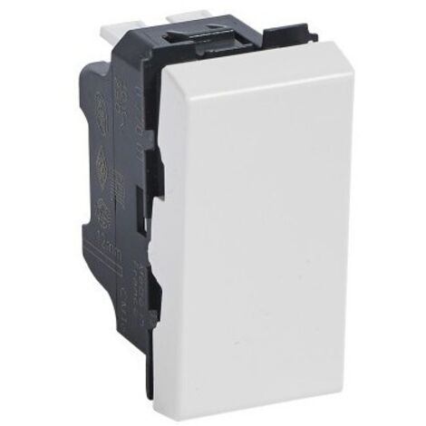 Legrand – Interrupteur va-et-vient 10AX – 250V – 1 module – Bornes automatiques pour installation électrique – Compatible plaque Batibox