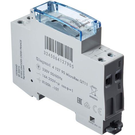 Legrand Interruptor horario modular gris programable