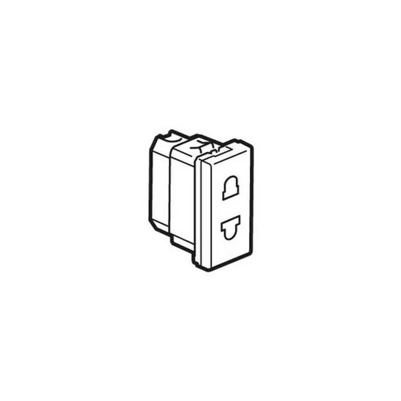 

Legrand Jack 074.101 euros 1 mod 2P 16A 250V / 127V 15A de Estados Unidos - Mosaico - Blanco