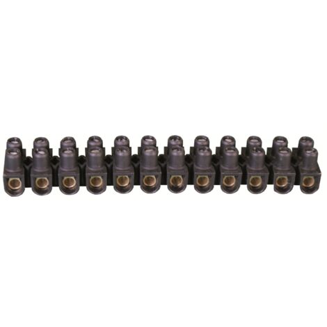Legrand LEG98433 - Morsetto di collegamento, potenza 76 A, 2 morsetti a vite, dimensioni 16 mm, colore: Nero
