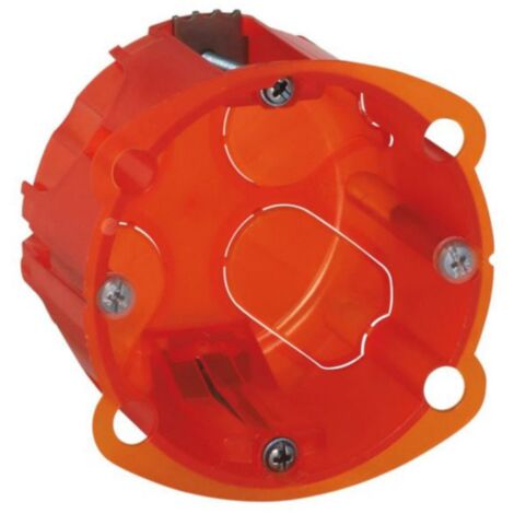 Legrand - Lot de 10 boîtes à encastrer 1 poste Batibox multimatériaux