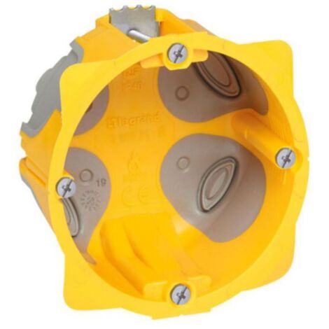 Legrand - Lot de 10 boîtes à encastrer 1 poste Ecobatibox - profondeur 40mm