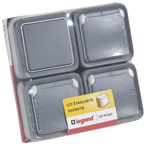LEGRAND - Lot plexo 3pc + 1vv