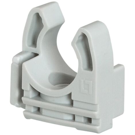 Legrand – Lyre pour tube de 25 mm – Boîte de 100 unités – Fixation rapide avec clips – Excellente tenue en position verticale