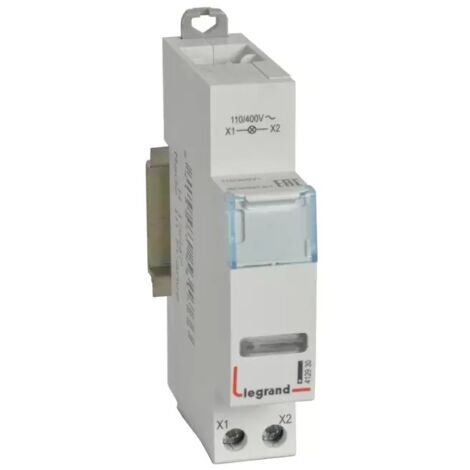 Legrand Meldeleuchten CX3, LED, 1-fach (Farblos ), 110/400 VAC, 1TE 412930