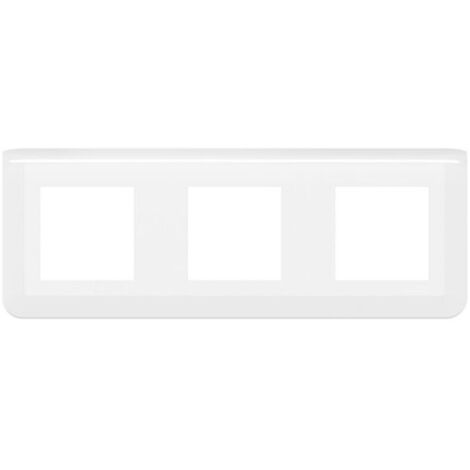 LEGRAND MOSAIC PLAQUE TRIPLE HORIZONTALE BLANC EU - 277806L