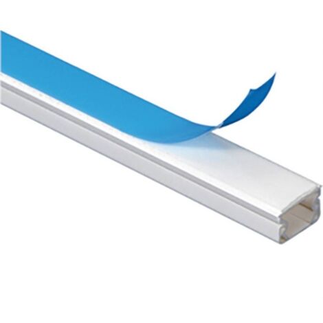 Legrand – Moulure DLPlus 16x16 mm adhésif – Longueur 2,10 m – Fixation rapide sur murs – Pour câbles jusqu'à 10,5 mm de diamètre