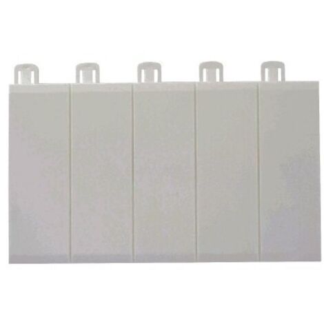 Legrand – Obturateur pour coffret bande de 5 modules – Couleur blanche – Accessoire de finition pour tableau électrique – Installation facile