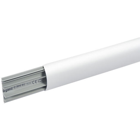 Legrand – Passage de plancher aluminium 3 compartiments 75x18mm – Capacité câblage 210mm² – Fixation facile par clipsage – 30091