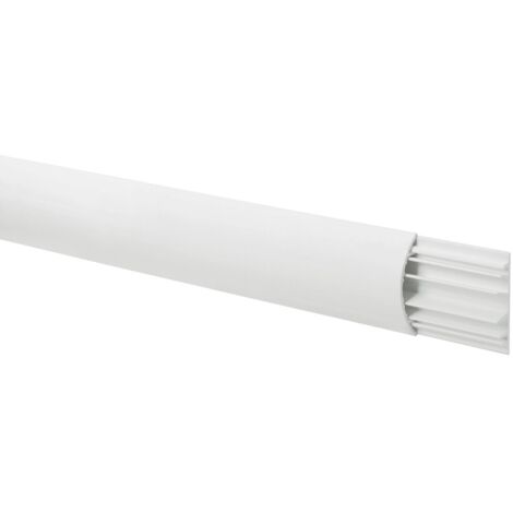 Legrand – Passage de sol pour câbles 50x12mm blanc – Longueur 2m – Fixation par colle, chevilles, vis ou clous – Matériaux résistants