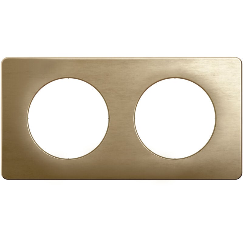 Legrand - Plaque Céliane 2 postes – finition Bronze Satiné