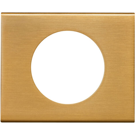 Plaque Legrand 1 poste finition bronze doré – Plaque Céliane – Installation rapide et facile – 69131