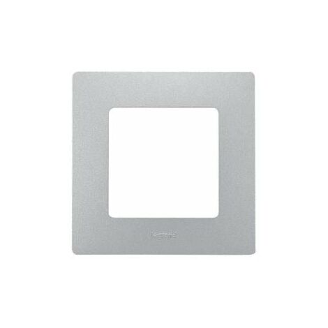 Plaque 3 postes Legrand Argent Niloe 96725