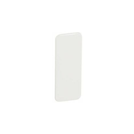Legrand – Plaque obturation 1 poste blanc pour Jupiter encastré – Montage simple – IP 2X – 250V – 81073