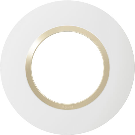 Legrand - Plaque ronde Dooxie 1 poste - Finition Dune