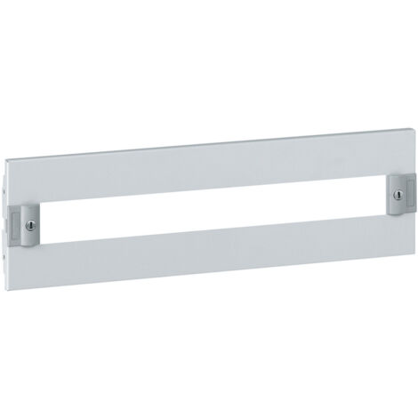 Legrand – Plastron métal 1/4 tour pour montage d'appareil modulaire XL³400 – Hauteur 150mm – Préparation pour plombage – Fixation sécurisée
