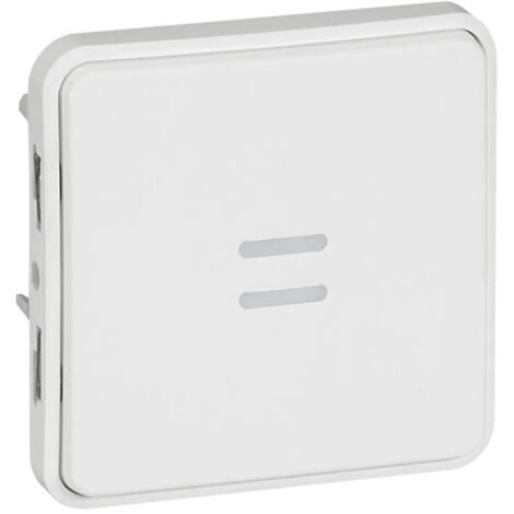 Legrand Plexo 070732 bouton poussoir blanc antimicrobien