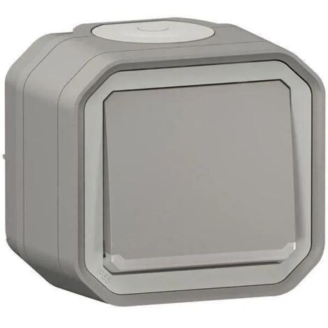 LEGRAND Placca Per Interruttore, Colore Grafite, Modello 067902, Qualità Affidabile
