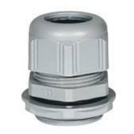 Legrand – Presse-étoupe plastique IP68 – Filetage ISO 16 – Couleur gris RAL 7001 – Capacité de serrage 4 à 8 mm – 98001 - RAL7001
