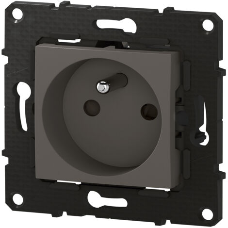 Legrand – Prise de courant 16A avec bornes automatiques – Connexion rapide sans outil – Conducteurs 2,5 mm² – Boîte 40 mm – BTAL21CD