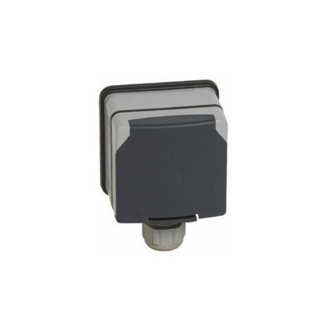 Legrand – Prise de courant 3P+N+T 20A – Fixation encliquetage – IP66 pour environnements exigeants – Résistante aux chocs et aux produits chimiques
