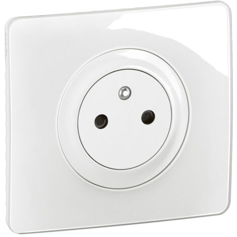 Legrand - Prise de courant Céliane Surface Confort Noir à équiper d'une plaque