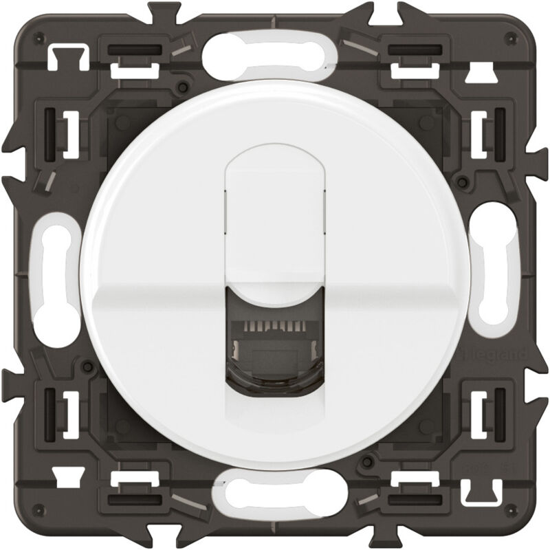 Legrand - Prise RJ45 cat6 ftp Céliane Blanc à équiper d'une plaque