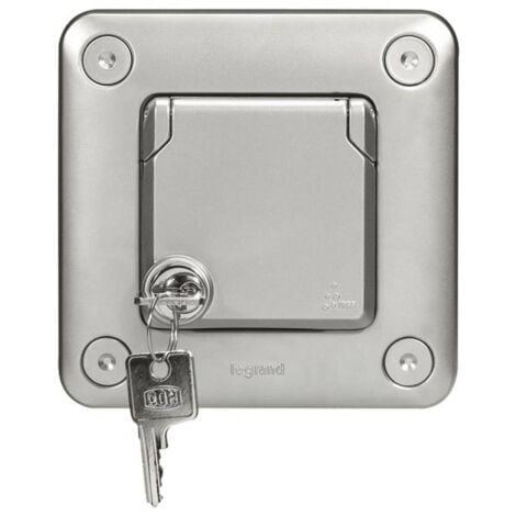 BTICINO Legrand Prise Soliroc chrome 077839