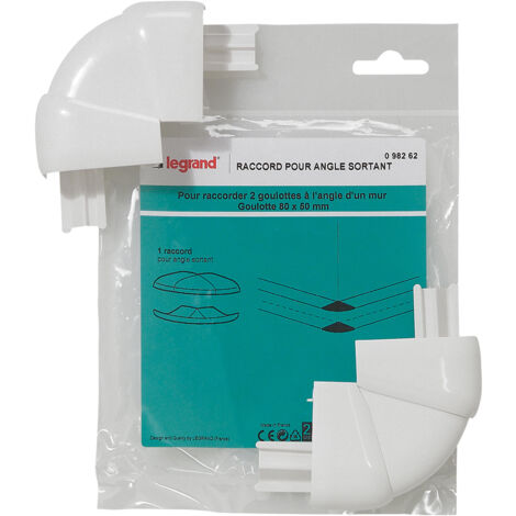 Legrand - Raccord pour angle sortant - Pour goulotte 80x50mm