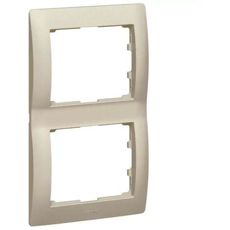 Legrand RAHMEN 2-FACH VERTIKAL   TITAN (771406 GALEA TI)